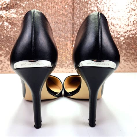 michael kors black pointed heels dorsay|Michael Kors .